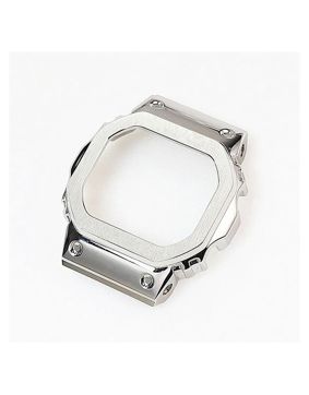 Tiera Casio DW5600 stålbezel silver