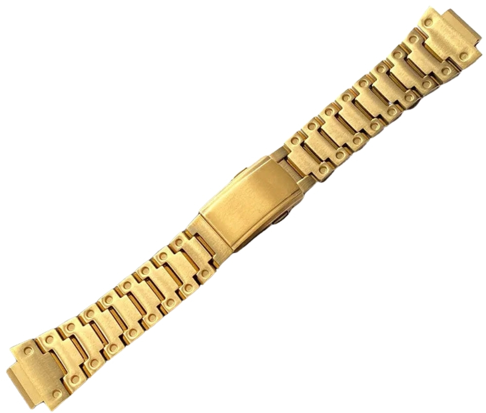 Tiera Casio GW-M5610 tillbehör stålklockarmband guld