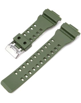 Tiera Casio GA-100/110/120/140/150/200/300/400/700/710/900 -serie klockarmband matt grön