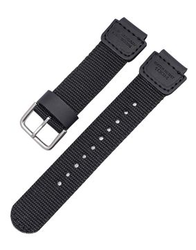 Tiera Casio nylonklockarmband svart för klockor W-800H / W-215 / W-216 / W-735
