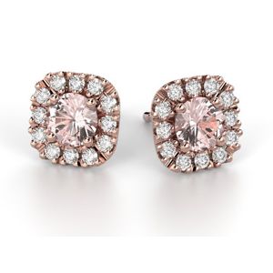 Festive Josefiina morganit diamantörhängen 631-084M-PK main product photo