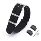 Tiera Casio GA-100 / GA-110 / GA-120 / GA-140 / GA-150 -serie nylonklockarmband svart