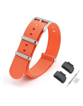 Tiera Casio GW-M5610 / GW-6900 / G-5600 -serie nylonklockarmband orange
