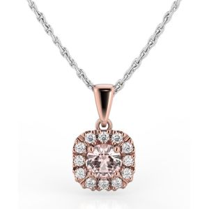 Festive Josefiina morganit diamanthängsmycke 632-042M-PK main product photo