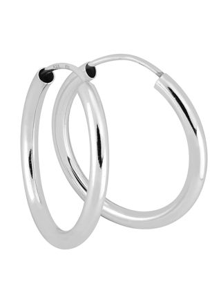 Lykka Casuals silverörhängen 3 x 30 mm