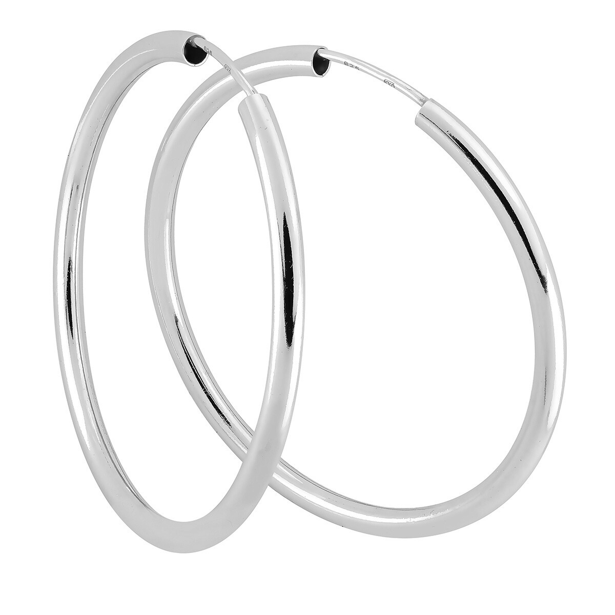 Lykka Casuals silverörhängen 3 x 50 mm 