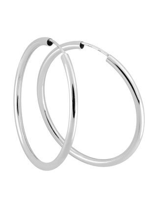 Lykka Casuals silverörhängen 3 x 50 mm