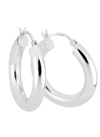 Lykka Casuals silverörhängen 5 x 30 mm