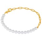 Lykka Pearls guldplaterad pärlarmband