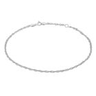 Lykka Casuals silver singapore ankelkedja