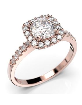 Festive Joanna halo-diamantring 637-096-PK