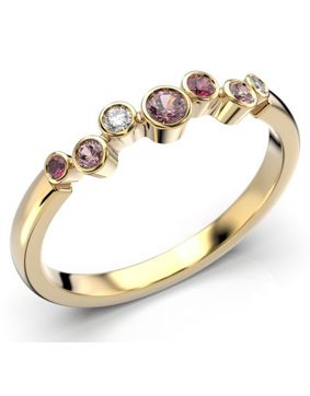 Festive Drop Pink diamant Carmoséring 644-015P-KK