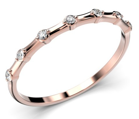 Festive Isla allians diamantring 645-007-PK