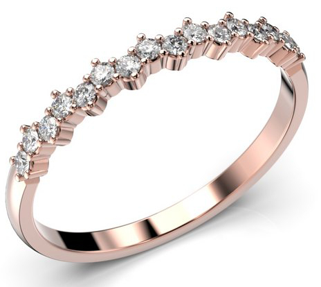 Festive Greta allians diamantring 646-016-PK