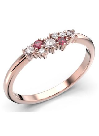 Festive Nadja Pink diamant carmosering 650-018P-PK
