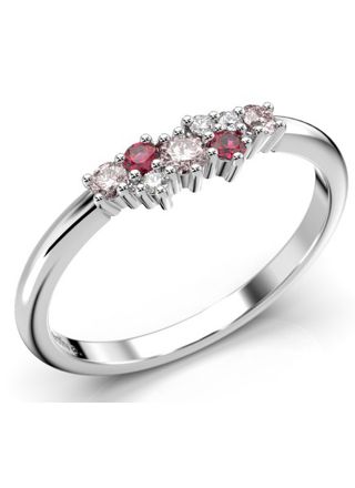 Festive Nadja Pink diamant carmosering 650-018P-VK