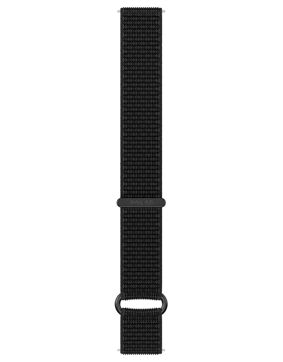 Polar Hook & Loop nailonarmband 22 mm svart M/L