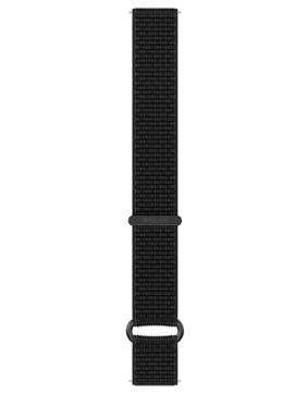 Polar Hook & Loop nailonarmband 22 mm svart S/M