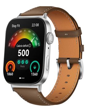 Tiera Huawei Watch Fit 3 brun läderamband