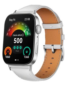 Tiera Huawei Watch Fit 3 vit läderamband