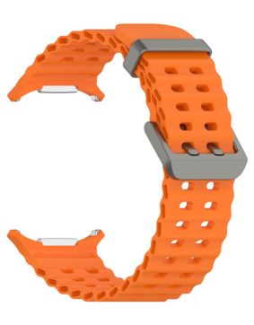Tiera Samsung Galaxy Watch Ultra orange silikonarmband