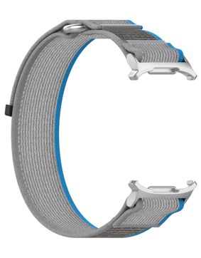 Tiera Samsung Galaxy Watch Ultra nailonarmband blå-grå
