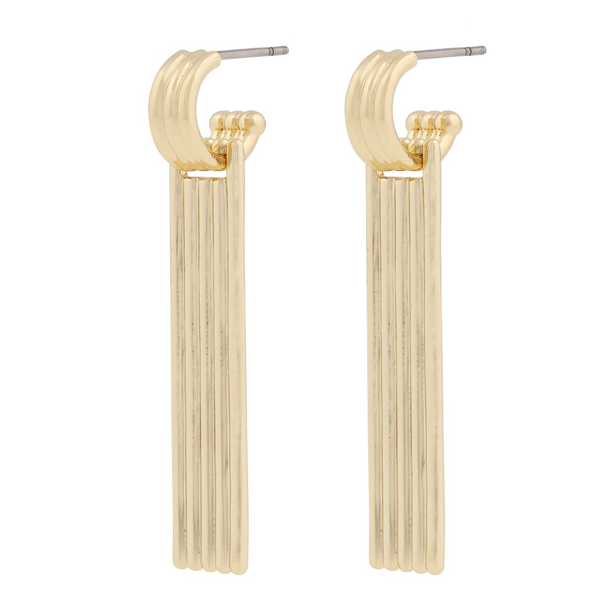 SNÖ of Sweden Tina long guldfärgade örhängen 1337-6700257