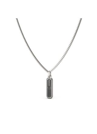 GUESS Sailorknot halsband med id-bricka JUMN05020JWSTBKT/U