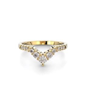 Festive Juliette Side 0.21ct diamantring 14-676-021-KK
