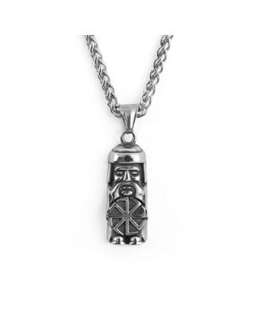 Lykken Viking Odin stålhalsband 60cm