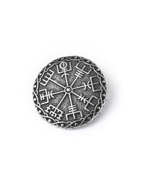 Lykken Viking Vegvisir brosch