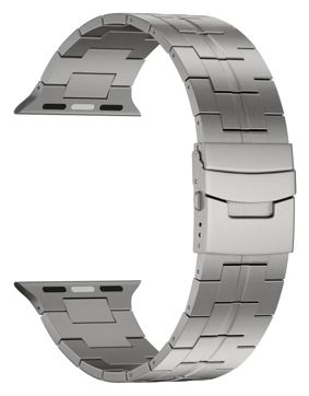 Tiera Apple Watch titanarmband silver