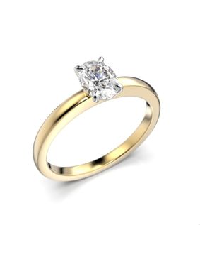 Festive diamantring oval Selena 0,50 ct gultvitguld 683-050-KV