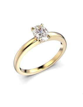 Festive diamantring oval Selena 0,50 ct gult guld 683-030-KK