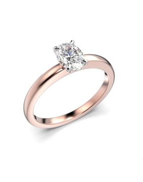 Festive diamantring oval Selena 0,50 ct rosevitguld 683-050-PV