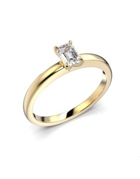 Festive diamantring Serena Emerald gult guld 0,30 ct 684-030-KK