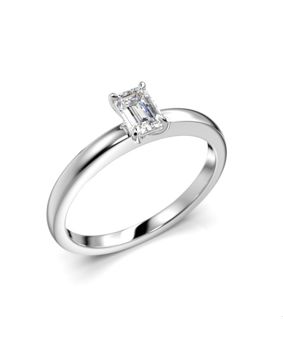 Festive Emerald diamantring Serena 0,30 ct vitguld 684-030-VK