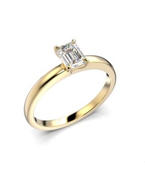 Festive diamantring Serena Emerald gult guld 0,50 ct 684-050-KK