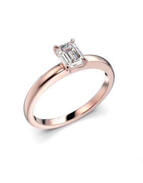 Festive diamantring Serena Emerald roseguld 0,50 ct 684-050-PK