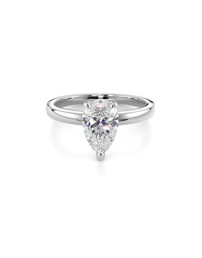 Festive diamantring Venus päronslipad 1,00 ct vitguld 685-100-VK