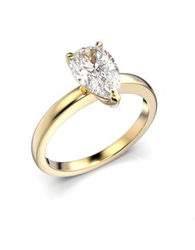 Festive Venus diamantring päronslipad gult guld 2,00 ct 685-200-KK