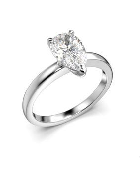 Festive Venus diamantring päronslipad vitguld 2,00 ct 685-200-VK
