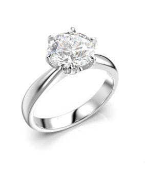 Festive Classic 23 enstens diamantring vitguld 2,00ct 686-200-VK