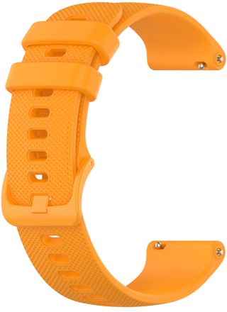 Tiera gult silikonarmband