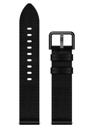 Tiera svart läderarmband