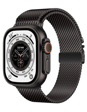 Tiera Apple Watch Mesh Armband svart