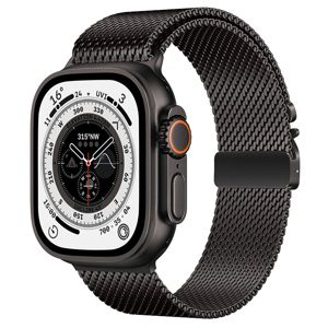 Tiera Apple Watch Mesh Armband svart main product photo