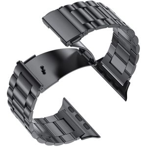 Tiera Apple Watch svart stålarmband main product photo