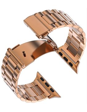 Tiera Apple Watch Stålarmband roséguld