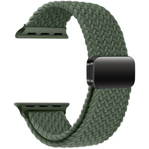 Tiera Apple Watch armband i flätad textil oliv main product photo